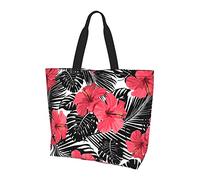 Oudrspo Borsa per la spesa a tracolla di grande capacità da donna Blue Fox, shopping da viaggio quotidiano, shopping, custodia per borse