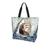 Oudrspo Borsa per la spesa a tracolla di grande capacità da donna con musica colorata, shopping quotidiano per viaggi, shopping, custodia per borse