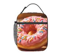 Oudrspo Borsa termica per il pranzo per uomo e donna, contenitore termico per il pranzo a forma di ciam, borsa porta pranzo per lavoro, picnic e viaggi.