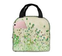 Oudrspo Borsa termica per il pranzo Scatola per il pranzo con fiore di Scatola per il pranzo riutilizzabile carina per adulti e bambini, Borse per il pranzo più fresche a tenuta stagna per i