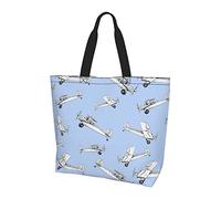 Oudrspo Borsa tote blu per consapevolezza dell'autismo per donne, borse tote da donna, borsa tote impermeabile per insegnante, palestra, lavoro, scuola con tasca interna