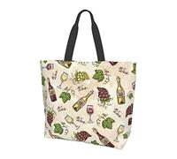 Oudrspo Borsa tote con stampa dalmata per cani Borsa per la spesa carina da donna Borsa a tracolla di grande capacità Borsa da lavoro adatta alla moda Organizer