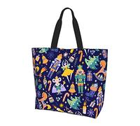 Oudrspo Borsa tote con testa di leone con bandiera della Giamaica per donna, borsa tote da donna, borsa tote impermeabile per insegnante, palestra, lavoro, scuola con tasca interna