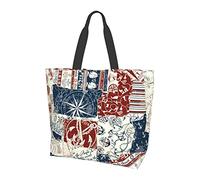 Oudrspo Borsa tote da donna fenicottero tropicale, borsa a tracolla borsa con manico superiore con cerniera per saltare la spesa lavoro spiaggia pranzo viaggio palestra scuola