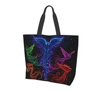 Oudrspo Borsa Tote Fiori Soffio Vento Per Donna,Borse Tote Donna,Borsa Tote Impermeabile Per Insegnante,Palestra,Lavoro,Scuola Con Tasca Interna