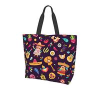 Oudrspo Borsa tote Flags Qatar e America per donna, borsa tote da donna, borsa tote impermeabile per insegnante, palestra, lavoro, scuola con tasca interna