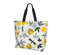 Oudrspo Borsa tote per cane cucciolo chihuahua carlino per donna, borsa tote da donna, borsa tote impermeabile per insegnante, palestra, lavoro, scuola con tasca interna