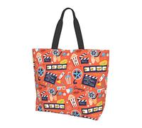 Oudrspo Borsa tote per San Valentino da donna, borsa tote da donna, borsa tote impermeabile per insegnante, palestra, lavoro, scuola con tasca interna