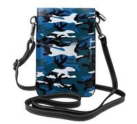 Oudrspo Borse a tracolla per donne Ragazze Cute Pug Dogs Piccola borsa a tracolla Borsa per cellulare Borse a tracolla Portafoglio da viaggio con Adj