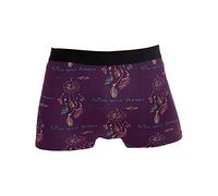 Oudrspo Boxer da Uomo Segui i Tuoi Sogni Acchiappasogni Intimo da Uomo Boxer Elasticizzato Pantaloncini da Uomo Anti sfregamento Boxer da Uomo Trunks for Dad Man