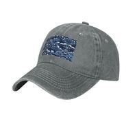 Oudrspo Cappellino da Baseball Unisex Nero in Cotone, Regolabile, Ideale per Sport all'Aria Aperta, con Stampa di Orca assassina.