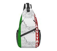 Oudrspo Compatibile con Italia Bandiera Italiana Colosseo Romano Borse a Tracolla Zaini a Spalla Borsa a Tracolla Borsa a Tracolla Zaino da Viaggio per Uomo Donna Escursionismo Campeggio Ciclismo
