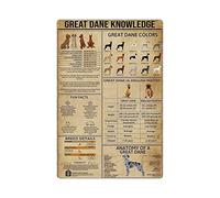 Oudrspo Conoscenza dell'ornitologia, Maine Coon, insegne in metallo, poster con infografica sul Maine Coon, guida all'enciclopedia dei gatti, targhe, decorazione da parete per la casa, 12x16 pollici
