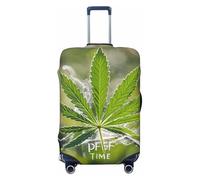 Oudrspo Copertura per valigia elastica, protezione per valigia lavabile, coperture per bagagli da viaggio, A Puff in Time Weed, coperture per bagagli a mano, custodia per bagagli extra large