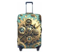 Oudrspo Copertura per valigia elastica, protezione per valigia lavabile, coperture per bagagli da viaggio, fantastici ingranaggi steampunk, coperture per bagagli a mano, custodia per bagagli piccola