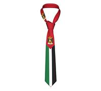 Oudrspo Cravatta da uomo con bandiera della Palestina Cravatta da sposa Cravatta casual novità Cravatta formale morbida per l'uniforme del ballo di fine anno