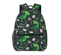 Oudrspo Dinosaur Bone Roar Animal Elegante borsa zaino casual per donna Zaini per laptop personalizzati con tasche multiple Zaino per computer per viaggi di lavoro