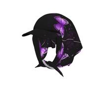 Oudrspo Eleganti Tacchi Alti Viola con Rossetto, Fasce per Capelli, Cappelli da Ciclismo per Uomo e Donna, Fascia per la Testa, Bandana da Moto, durag da Ciclismo per Tutte Le Stagioni, Berretto