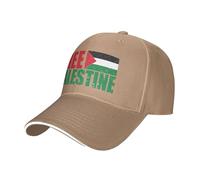 Oudrspo Free Palestine Free Gaza Stand con Berretto da Baseball palestinese novità Cappello Classico per Uomo Donna Regolabile