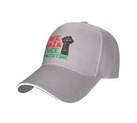Oudrspo Free Palestine Free Gaza Stand con Berretto da Baseball palestinese novità Cappello Classico per Uomo Donna Regolabile