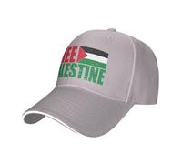 Oudrspo Free Palestine Free Gaza Stand con Berretto da Baseball palestinese novità Cappello Classico per Uomo Donna Regolabile