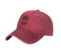 Oudrspo Gesù è Il Mio Cappello da copilota Regolabile Uomo Donna Unisex Berretto da Baseball Denim di Cotone Lavato