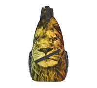Oudrspo Giamaicano Rasta Reggae Judah Lion Borse a tracolla Donna Uomo Borsa a tracolla regolabile Zaino a tracolla Borsa a tracolla per ciclismo Viaggi Sport Escursionismo