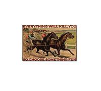 Oudrspo Greyhound Dog Coffee Co., Love at First Sip, School Garden Farm Greyhound Girl, poster in metallo e alluminio, decorazione da parete, 12x16 pollici