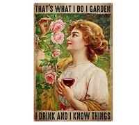 Oudrspo Greyhound Dog Coffee Co., Love at First Sip, School Garden Farm Greyhound Girl, poster in metallo e alluminio, decorazione da parete, 12x16 pollici
