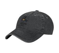 Oudrspo I Love My Two Dads Pride LGBT Pride Gay Father's Day Hat Regolabile Uomo Donna Unisex Berretto da Baseball Denim in Cotone Lavato