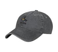 Oudrspo I Love My Two Dads Pride LGBT Pride Gay Father's Day Hat Regolabile Uomo Donna Unisex Berretto da Baseball Denim in Cotone Lavato