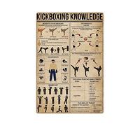 Oudrspo Kickboxing, conoscenza del Maine Coon, insegne in metallo, poster con infografica sul Maine Coon, guida all'enciclopedia dei gatti, targhe, decorazione da parete per la casa, 12x16 pollici