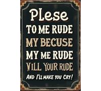 Oudrspo Le cattive decisioni danno vita alle storie migliori, cartello in metallo, cartello in latta di alluminio, accessori in metallo, poster regalo, 12 x 8 pollici
