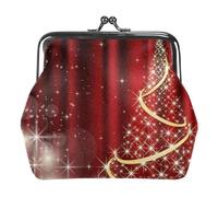 Oudrspo Multi-1 Natale Moda Donna Carino Classico Squisito Tasche Portamonete, 4.3x4.7 in/11x12 cm