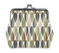 Oudrspo Multi-3 Portamonete con fibbia da donna con goccia di pioggia Portamonete vintage con chiusura a bacio Portafogli