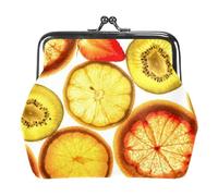 Oudrspo Multi-5 Oranges Moda Donna Carino Classico Squisito Tasche Portamonete, 4.3x4.7 in/11x12 cm