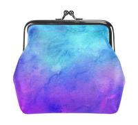 Oudrspo Multi-8 viola e blu moda donna carino classico squisito tasche portamonete, 4,3x4,7 pollici/11x12 cm