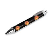 Oudrspo Penna a sfera retrattile a forma di e carne per colazione, punta fine da 0,5 mm, inchiostro nero, forniture per ufficio per insegnanti e infermieri