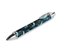 Oudrspo Penna a sfera retrattile a forma di sirena con un occhio solo, da 0,5 mm, con inchiostro nero, per scrivere in modo fluido, accessori per prendere appunti per l'ufficio, 1 pezzo