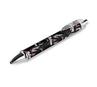 Oudrspo Penna a sfera retrattile Bigfoot Believe Christmas da 0,5 mm, scrittura, inchiostro nero, accessori per prendere appunti per ufficio, 1 pezzo