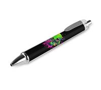 Oudrspo Penna a sfera retrattile C-thulhus Aliens Bubble Tea da 0,5 mm, scrittura, inchiostro nero, accessori per prendere appunti per ufficio, 1 pezzo