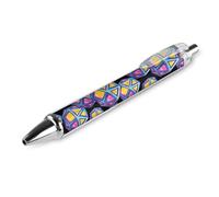 Oudrspo Penna a sfera retrattile colorata Dice da 0,5 mm, scrittura, inchiostro nero, accessori per prendere appunti per ufficio, 1 pezzo