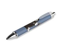 Oudrspo Penna a sfera retrattile Grim Reaper con gatti da 0,5 mm, scrittura, inchiostro nero, accessori per prendere appunti per ufficio, 1 pezzo