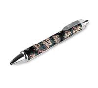 Oudrspo Penna a sfera retrattile Merry Christmas da 0,5 mm, scrittura, inchiostro nero, accessori per prendere appunti per ufficio, 1 pezzo