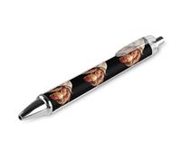 Oudrspo Penna a sfera retrattile Ocean Hermit Crab, penna a inchiostro gel nero, scrittura per ufficio, casa, lavoro