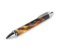 Oudrspo Penna a sfera retrattile Tiger And Thunder da 0,5 mm, scrittura, inchiostro nero, accessori per prendere appunti per ufficio, 1 pezzo