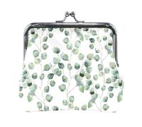 Oudrspo Portafoglio da donna in pelle con 15 monete, con chiusura a scatto, porta carte, chiavi e monete, con pochette, tasca con fibbia, stampa drago cinese contro tigre cascata.