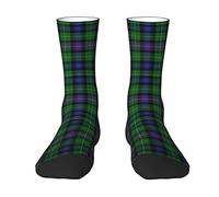 Oudrspo Rankinescottish Clan Rankine Tartan Plaid Calzini da uomo e da donna, Tartan Plaid Novità Moda Casual Calzino tubolare Calzini sportivi sportivi