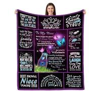 Oudrspo Regali per nipoti dalla nonna, compleanno per nipoti, regalo di laurea per la mia coperta 50''X60'' nero