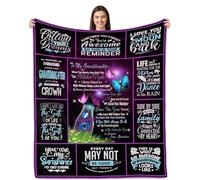 Oudrspo Regali per nipoti dalla nonna, compleanno per nipoti, regalo di laurea per la mia coperta 50''X60'' nero